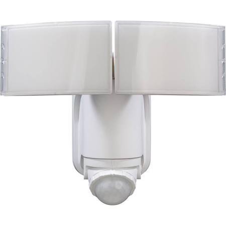 lot 3019 image: 180° White Solar Powered Motion LED Security Light