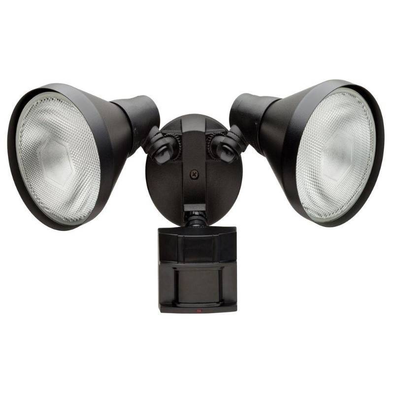 lot 3028 image: Defiant 110 Degree Black Motion Sensing Outdoor Security Light
