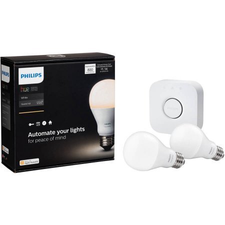 lot 3053 image: Philips Hue White A19 Starter Kit