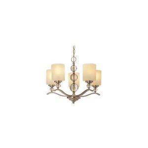 lot 3066 image: Hampton Bay - Jewel 5-Light Brushed Nickel Chandelier