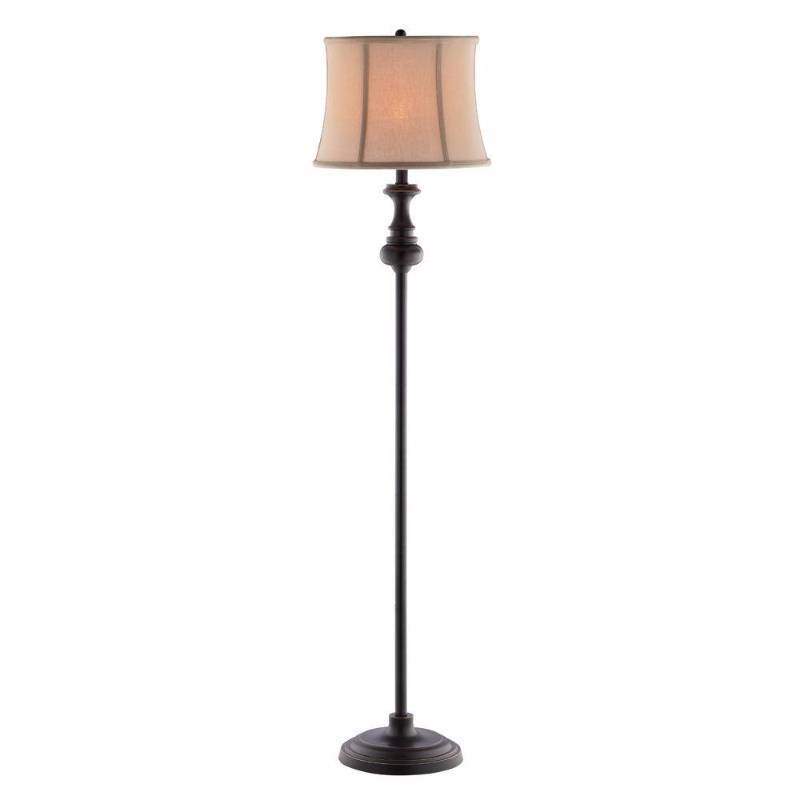 lot 3085 image: Hampton Bay Candler 58.75 in. Oil Rubbed Bronze Floor Lamp