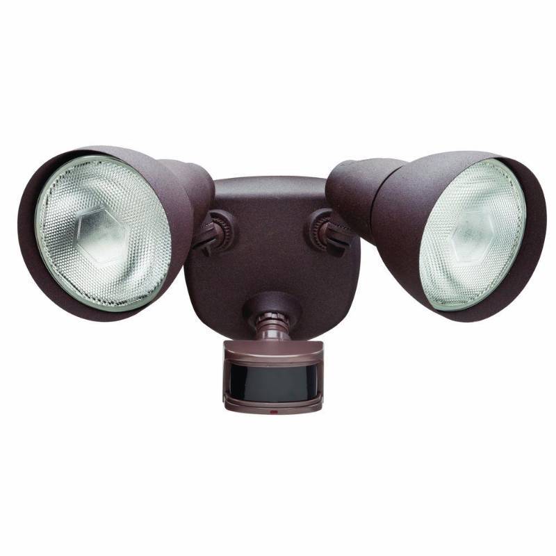 Defiant 270 Degree Rust Motion Outdoor Security Light | Home