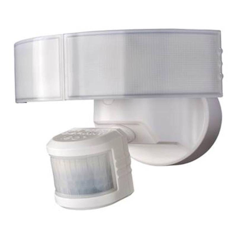 lot 3022 image: Defiant Flood Lights 180-Degree White Outdoor LED Motion Security Light