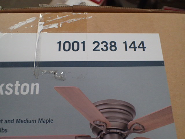 lot 3271 image: Clarkston 44 in. Oiled Rubbed Bronze Ceiling Fan with Light Kit