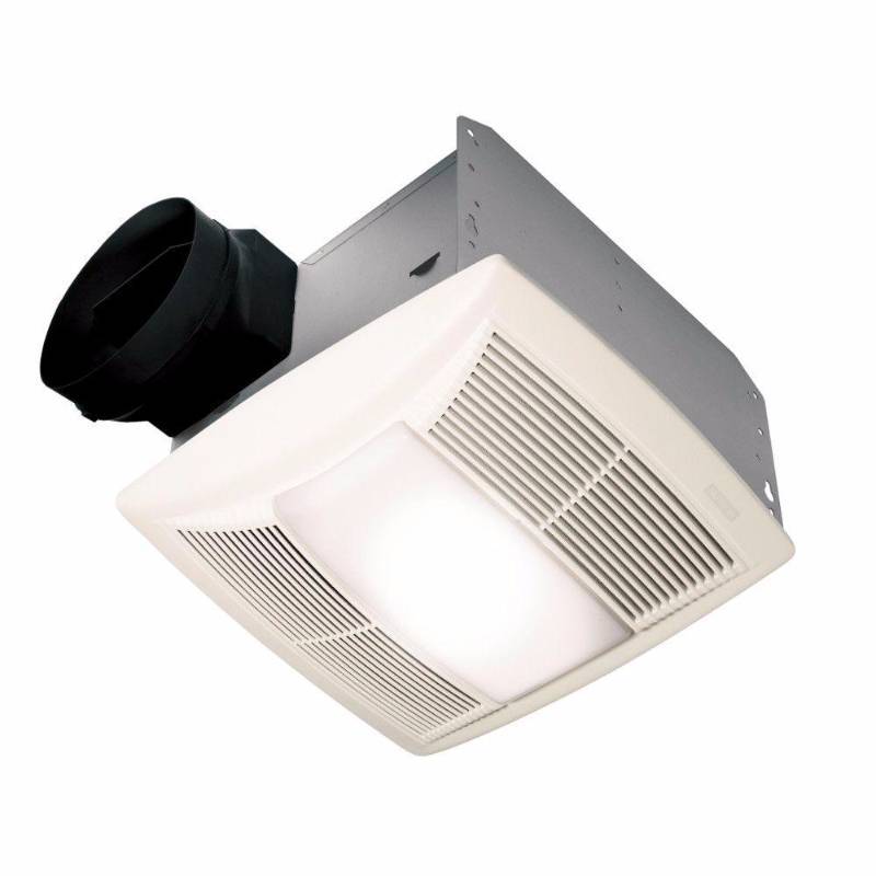 lot 3390 image: NuTone QT Series Quiet 130 CFM Ceiling Exhaust Fan with Light and Night Light, ENERGY STAR
