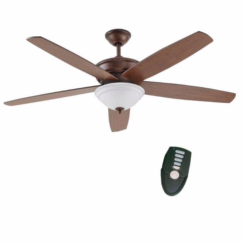 lot 3298 image: Home Decorators Collection McFarland 60 in. Mediterranean Bronze Ceiling Fan