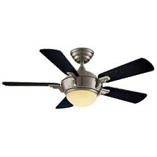 lot 3328 image: Hampton Bay 44 In. Midili Fan - Brushed Nickel