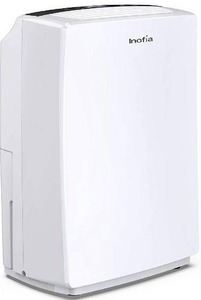lot 10547 image: Inofia Dehumidifier for 1000 SQ FT Home Basements, Bedroom, Bathroom, Garage, Laundry Room, Grow Room, Office, Compact Electric Dehumidifiers for Quiet & Efficient Intelligent Humidity Control on SmallMedium Rooms