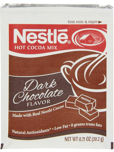 lot 10549 image: Nestle Hot Cocoa Mix, Dark Hot (0.71-Ounce), 50 Count Envelope
