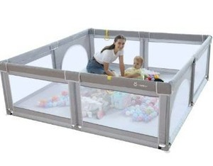 lot 10568 image: YOBEST Baby Playpen, Playpens for Babies, Extra Large Infant Playard with Gates, Babys Fence, Indoor & Outdoor Toddler Play Pen Activity Center, Sturdy Safety Baby Play Yard