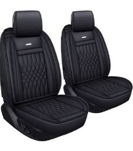 lot 10573 image: LUCKYMAN CLUB 81D-XFG Ram Seat Covers Full Set, Fit for Most of The 2006-2020 Ram 1500 2500 3500 Crew Cab& Quad Cab Truck, with Faux Leather (81XFG-Black)
