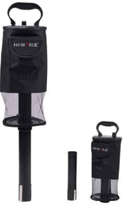 lot 10587 image: Golf Ball Retriever, Portable Shag Bag Golf Ball Pick Up with Removable Plastic Tube, Pocket Shagger Storage