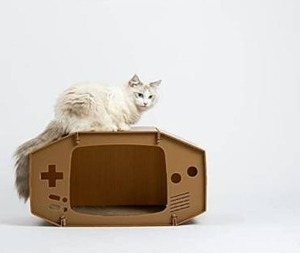 lot 10644 image: Cat House, Outdoor Cat House Waterproof for Winter,Rain, Collapsible Warm Cat Houses for OutdoorIndoor Cats, Easy to Assemble Game Player House for Small Dogs(24 x 12 x 2 inches)