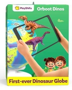 lot 10677 image: Orboot Dinos AR Globe by PlayShifu (App Based) - World of Dinosaur Toys, Educational Toy for Kids  Gift for Boys & Girls 4 - 8 Years