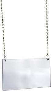 lot 10735 image: Azar Displays 172709 17-Inch W by 11-Inch H Hanging Poster Frame - Acrylic Sneeze Guard - Cashier Protector