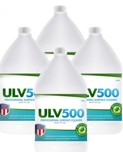 lot 10745 image: Hypochlorous Acid ULV500 500PPM (4- 1 Gallon Bottles) For ULV Foggers, For Dental And Medical Professionals, HOCL Professional Surface Cleaner