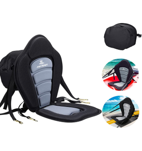 lot 10747 image: JAYEGT Kayak Seat Padded Deluxe High Back Canoe Seat with Back Support Adjustable Fishing Seat for Universal Sit with Detachable Kayak Backrest