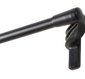 lot 10755 image: Eclipse 58 No Tools Room Darkening Wrap Around Tension Curtain Rod, 28-48, Black