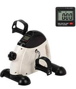 lot 10778 image: Hausse Portable Exercise Pedal Bike for Legs and Arms, Mini Exercise Peddler with LCD Display
