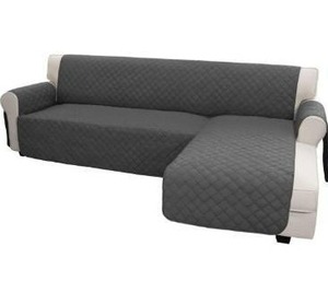 lot 10790 image: Easy-Going Sofa Slipcover L Shape Sofa Cover Sectional Couch Cover Chaise Slip Cover Reversible Sofa Cover Furniture Protector Cover for Pets Kids Children Dog Cat (Large,Dark GrayDark Gray)