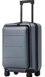 lot 10804 image: COOLIFE Luggage Suitcase Piece Set Carry On ABSPC Spinner Trolley with pocket Compartmnet Weekend Bag(Night navy, 20in(carry on))