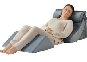 lot 10806 image: Axelrod Orthopedic Bed Wedge Pillow Set, Post Surgery Foam for Back, Neck and Leg Pain Relief Comfortable & Adjustable Ortho Pillows- Anti Snoring, Heartburn, Acid Reflux & GERD Sleeping Grey