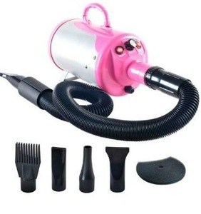 lot 10843 image: SHELANDY 3.2HP Stepless Adjustable Speed Pet Hair Force Dryer Dog Grooming Blower with Heater