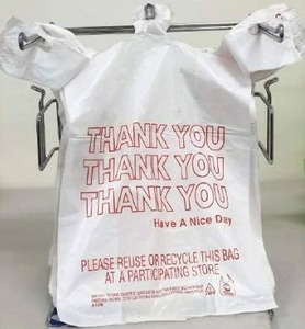 lot 10854 image: Reli. Thank You T-Shirt Bags (350 Count) (11.5 x 6.5 x 21) (White) - Grocery, Shopping Bag, Restaurants, Convenience Store