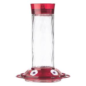 lot 14007 image: More Birds� Bird Health� Diamond Hummingbird Feeder with Ant Moat, 30 oz. capacity