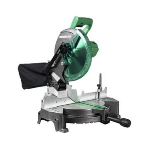 lot 14012 image: Metabo HPT C10FCGSM 15 Amp Single Bevel 10 in. Corded Compound Miter Saw