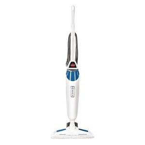lot 14025 image: Bissell Power Fresh Steam Mop, Floor Steamer, Tile Cleaner, and Hard Wood Floor Cleaner, Blue Powerfresh