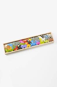 lot 14037 image: BeginAgain Toys Animal Parade Alphabet Puzzle in Assorted Green at Nordstrom