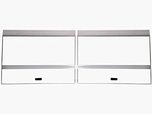 lot 24000 image: H2Pro 36 Glass Canopy, 2PCS Set ONLY FITS SEAPORA & DEEP Blue & Aquarium Masters Brand 40gal Breeder (16.93 x 16.54 x 0.16in) (S36GT)