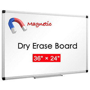 lot 24005 image: 36 x 24, Aluminum Alloy Frame, Magnetic Dry Erase Board, White Board, Magnetic Whiteboard, Magnetic White Board, Whiteboard, Honeycomb Core, Large Whiteboard, White Boards for Wall