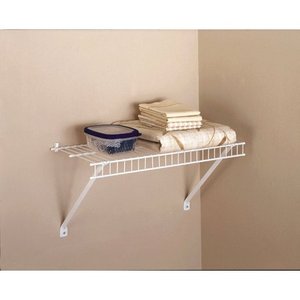 lot 24050 image: Rubbermaid 24 in. H x 12 in. W x 24 in. L Steel Linen Shelf Kit 1 pk