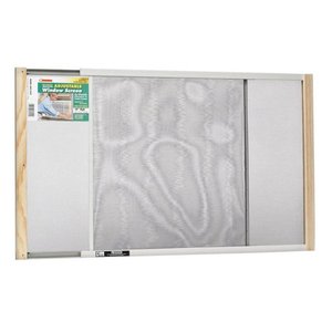 lot 34031 image: Marvin Adjustable Window Screen 18 Tall, 45W, Extends From 25 To 45W Steel Charcoal Extends From Case of 12