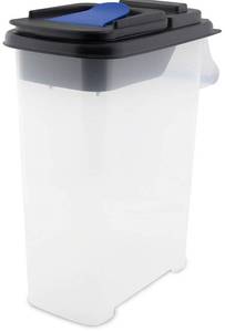 lot 34032 image: Broil King 66900 Pellet Storage Bin, Black, Clear