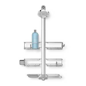 lot 34040 image: simplehuman Adjustable Shower Caddy in Brushed at Nordstrom