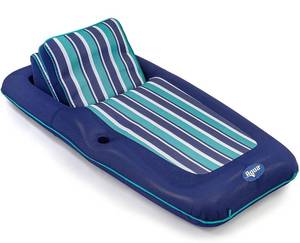 lot 44008 image: Aqua Premium Convertible Pool Lounger Inflatable Pool Float Heavy Duty 74aE aE