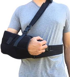 lot 44022 image: Alpha Medical Arm Sling, Shoulder Immobilizer with Abduction Pillow, Post-Op Shoulder Arm Brace, Universal.