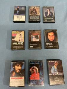 lot 33065 image: 9 country cassettes