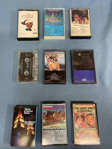 lot 33066 image: 9 Christmas cassettes