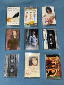 lot 33095 image: 8 Latin flavor cassettes and one French cassette