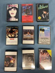 lot 33097 image: 9 cassettes