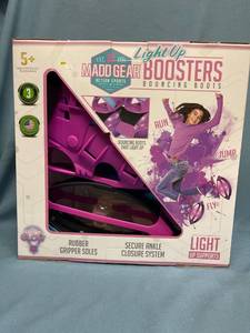 lot 33099 image: New MADD Gear Boosters light up bouncing boots - retail $49.99