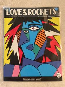 lot 33105 image: Love and Rockets 21 (1987)&nbsp- magazine size