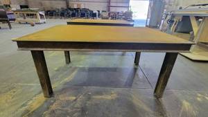 lot 7311 image: Heavy Duty Steel Short Table