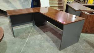 lot 15065 image: L-Shaped Office Desk