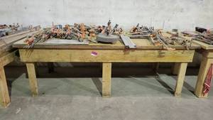 lot 7362 image: 8ft Wooden Work Bench