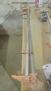 lot 15091 image: (3) Bar Clamps - Part Numbers 3703 and 3701